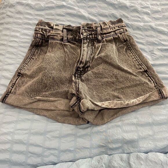 Forever 21 Paperbag Jean Shorts Size S - Picture 1 of 6